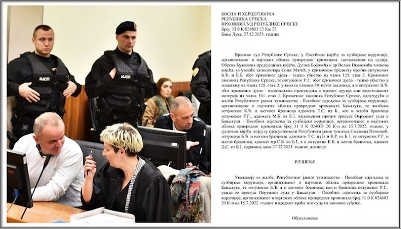 Borislav Radovanović: Šokantno! -Fazno oslobađanje- ubica Slaviše Krunića