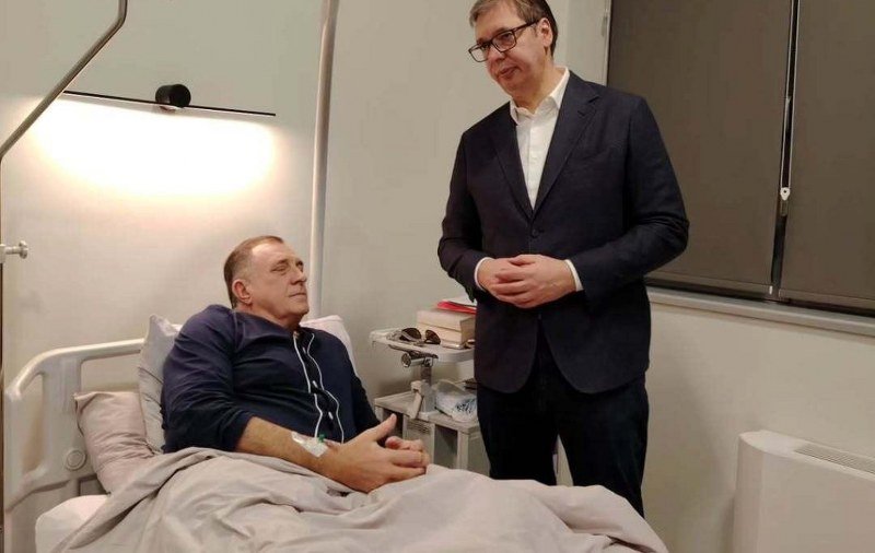 Mala noćna vizita, na hitnu -operaciju- Dodik otišao sa sunčanim naočarima!?