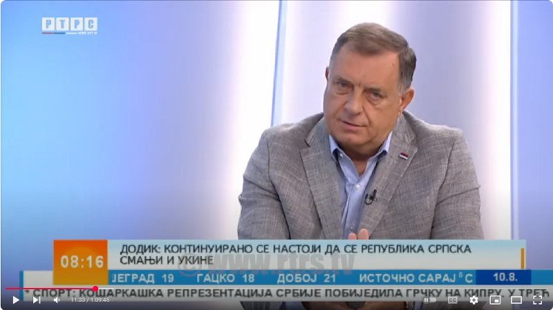 Bravo! Dodik tvrdi da je zahvaljujući njemu postignuto jedinstvo sva tri stuba vlasti u Srpskoj (Video)