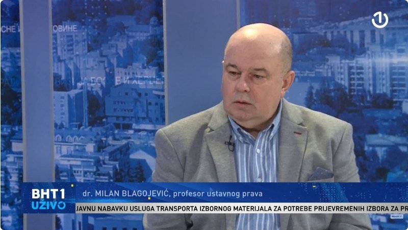 Dr Milan Blagojević: Odluke Ustavnog suda i Suda BiH su debakl ustavno-pravnog poretka u BiH (Video)