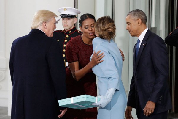 Počela inauguracija, Obama dočekao Trampa