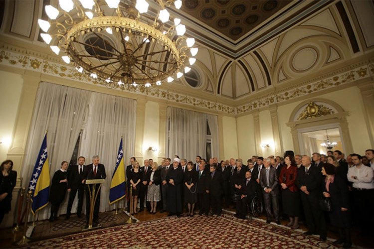 Obeležen Dan državnosti BiH, bez predstavnika Republike Srpske 