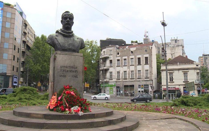 Posmrtni ostaci Dimitrija Tucovića u Aleji velikana