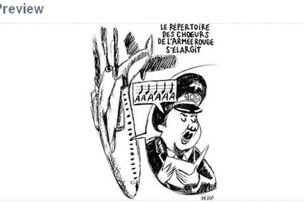 "Šarli ebdo" objavio karikaturu ruskog aviona, Moskva reaguje