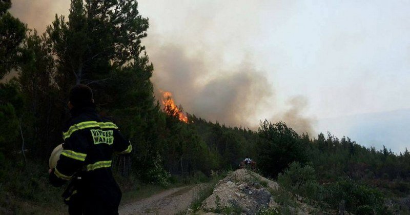 Šumski požar kod Imotskog