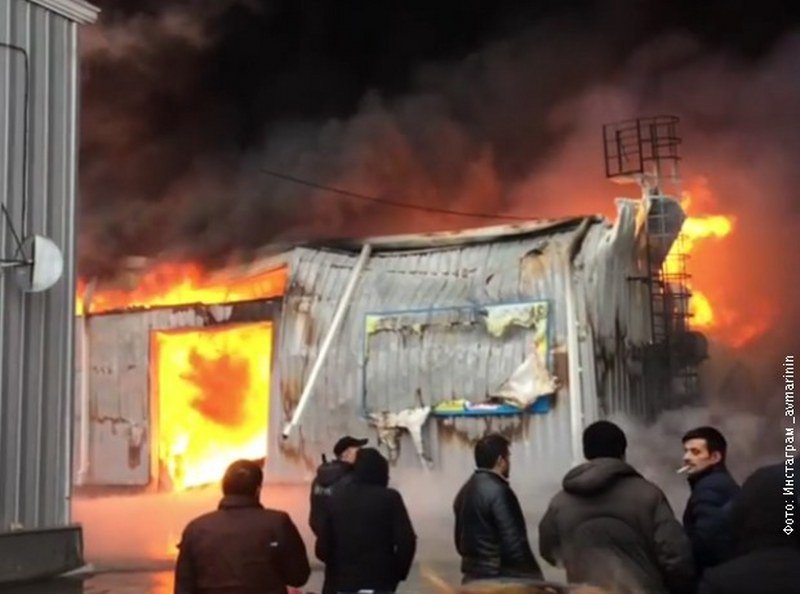 Lokalizovan požar u skladištu kod Moskve