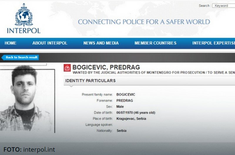 Ukinuto rešenje o ekstradiciji: Predrag Bogićević za sada ne ide u Crnu Goru
