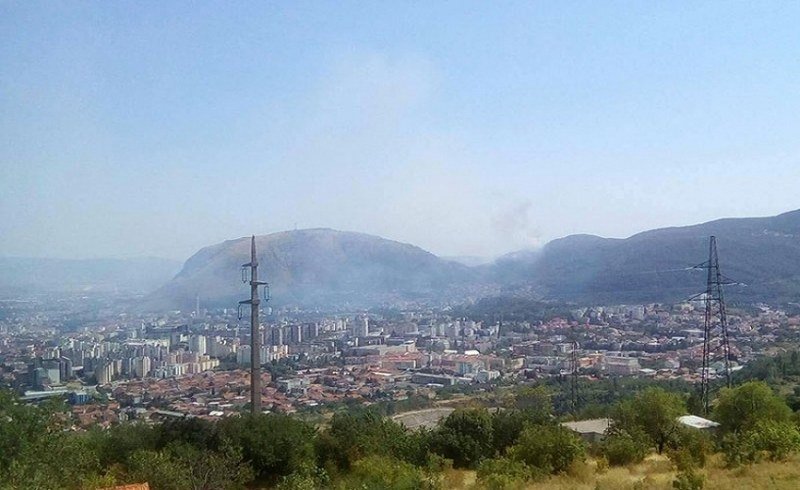 Izbio veliki požar: Gori iznad Mostara