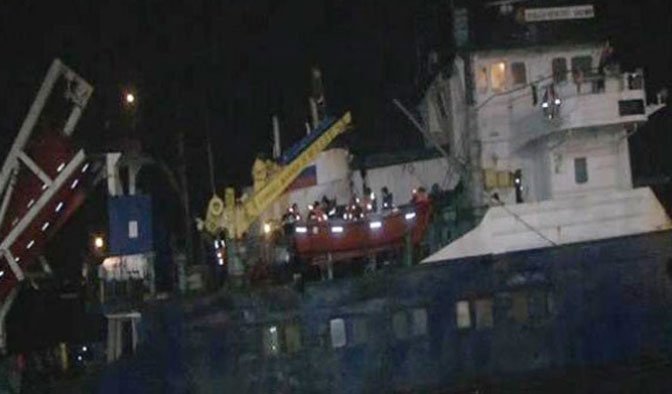  Spaseno svih 14 članova posade ruskog broda
