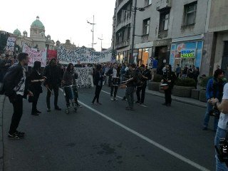 Protesti u Beogradu jedanaesti put