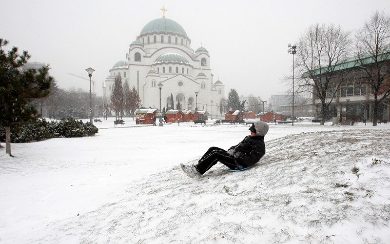 Zamrznut Beograd - Minus zaledio i rasvetu